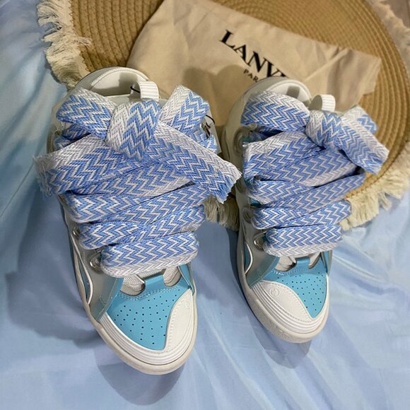 Lanvin Sneakers in Light Blue - Picture 2 of 10